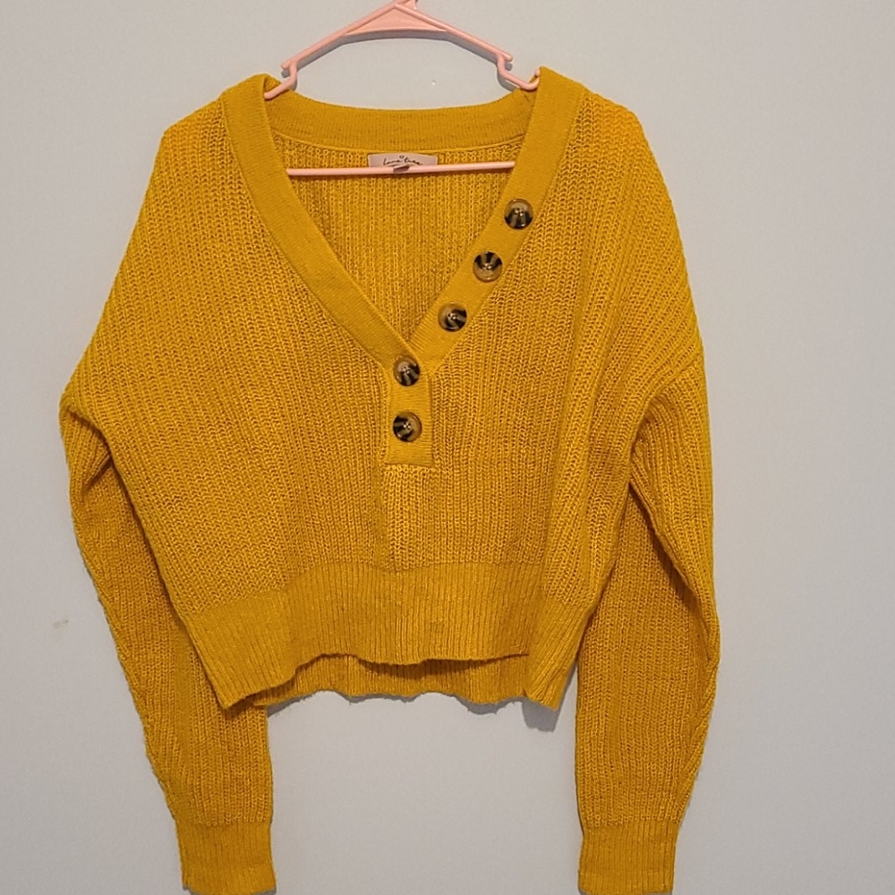 Mustard yellow sweater